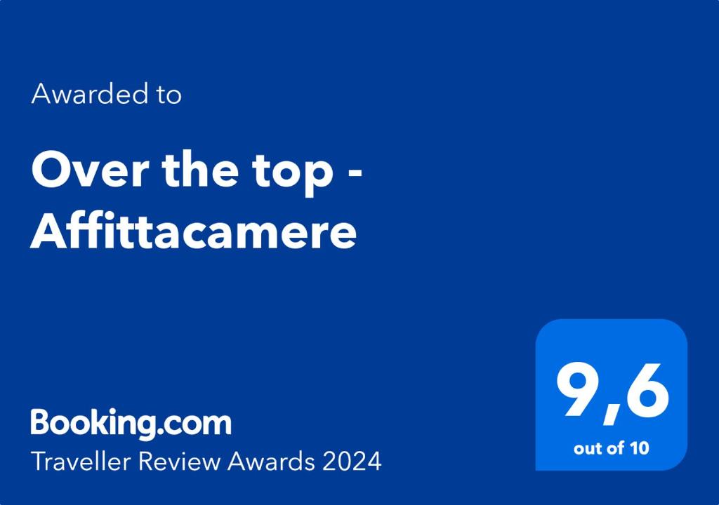 Certifikát, hodnocení, plakát nebo jiný dokument vystavený v ubytování B&B - Over the top - Affittacamere