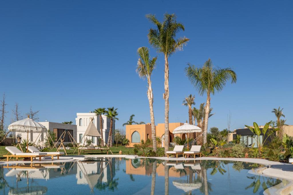 Bazén v ubytování Yin Hotel & Spa nebo v jeho okolí
