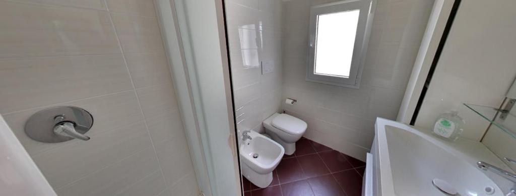 Koupelna v ubytování B&B Del Carmine