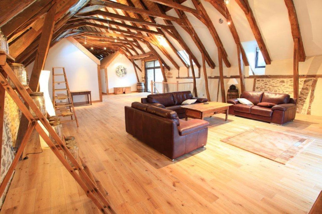 Χώρος καθιστικού στο domaine du belvedere