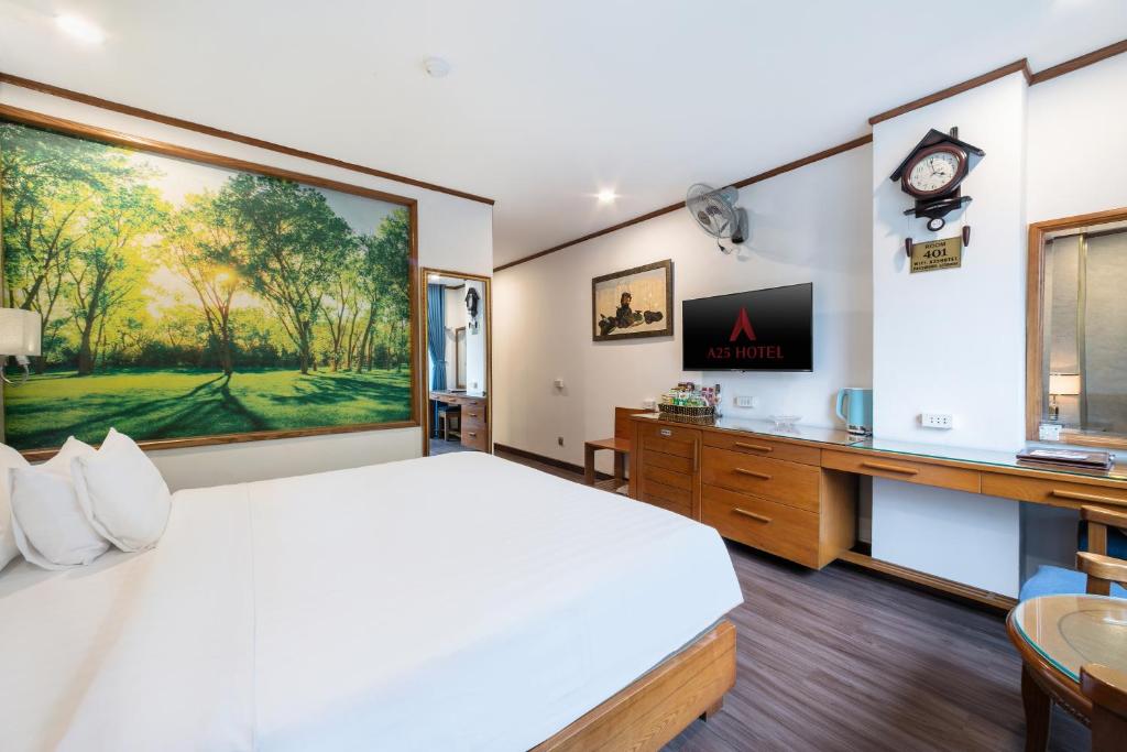 TV a/nebo společenská místnost v ubytování A25 Hotel - 45 Phan Chu Trinh