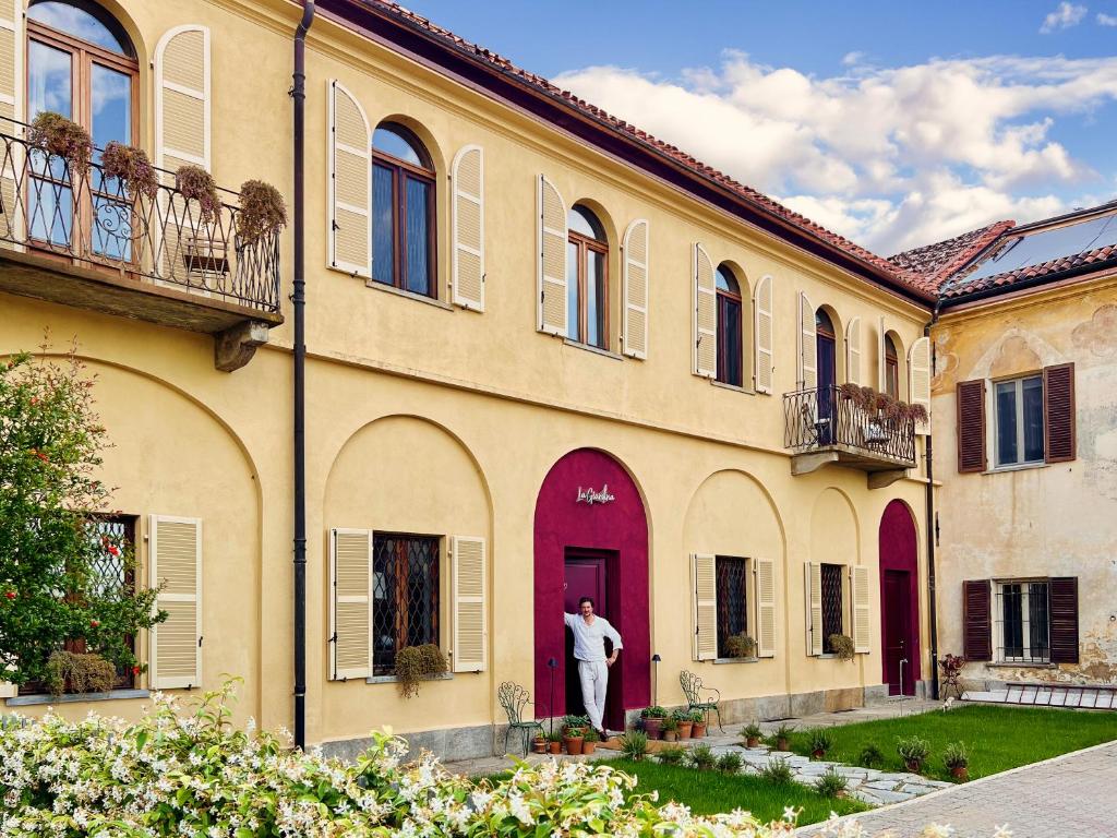 Budova, kde se bed and breakfast nachází