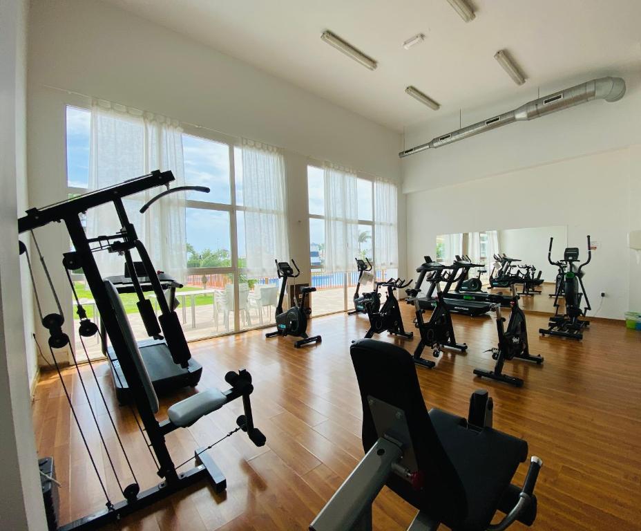 Fitness centrum a/nebo fitness zařízení v ubytování Camping Lo Monte