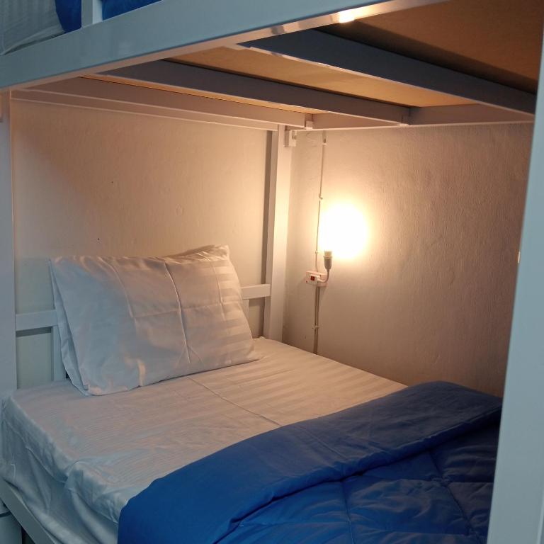 Postel nebo postele na pokoji v ubytování CENTRAL HOSTEL , Hostel & CoWorking