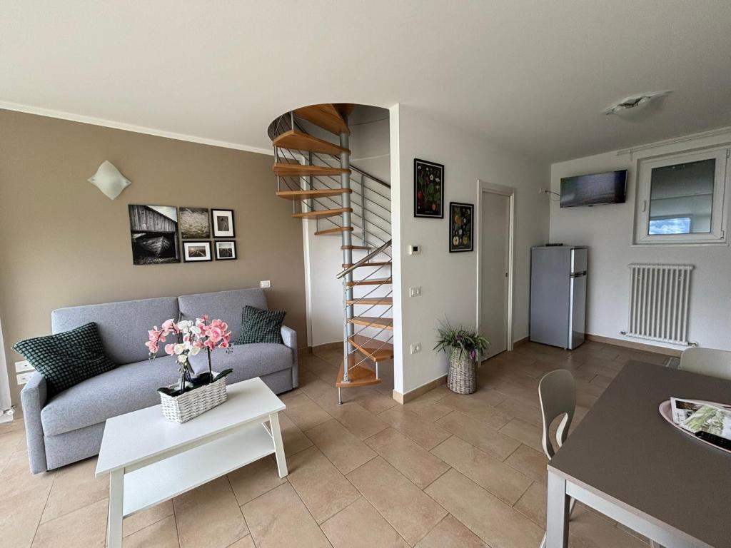 Posezení v ubytování Un Balcone sul Garda