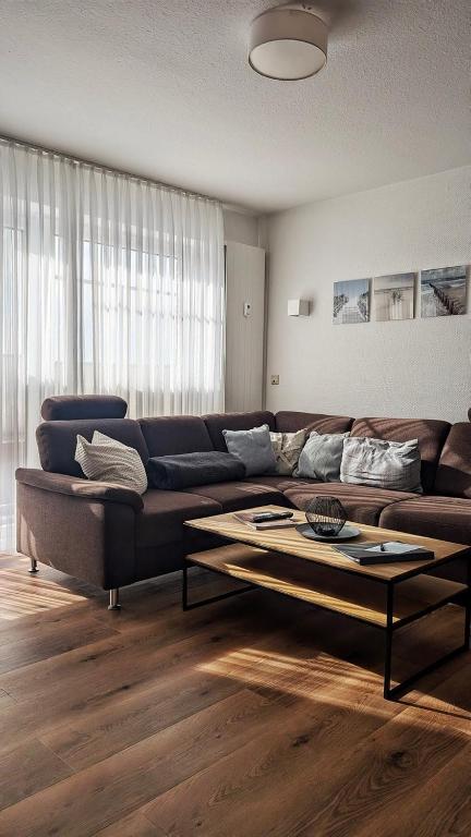 Posezení v ubytování Ferienwohnung Lüttje Inselglück