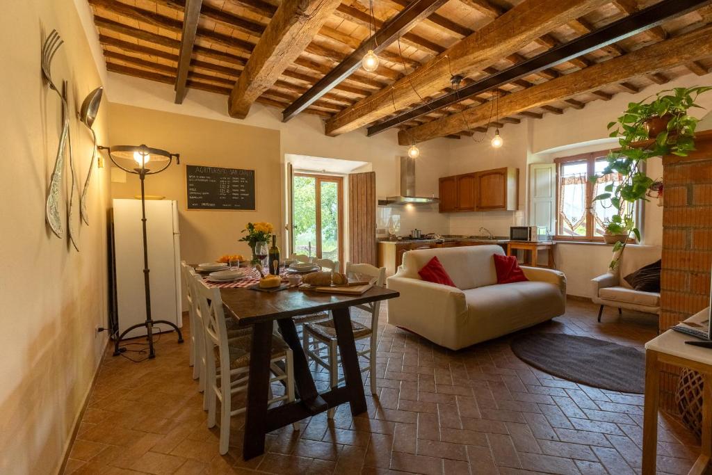 Posezení v ubytování Agriturismo San Carlo