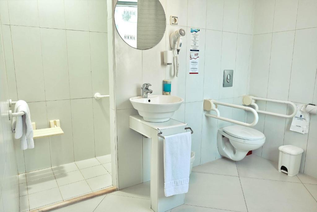 Koupelna v ubytování Hello Hotels Bucuresti Gara de Nord