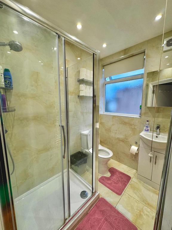 Koupelna v ubytování Denzile Hotel
