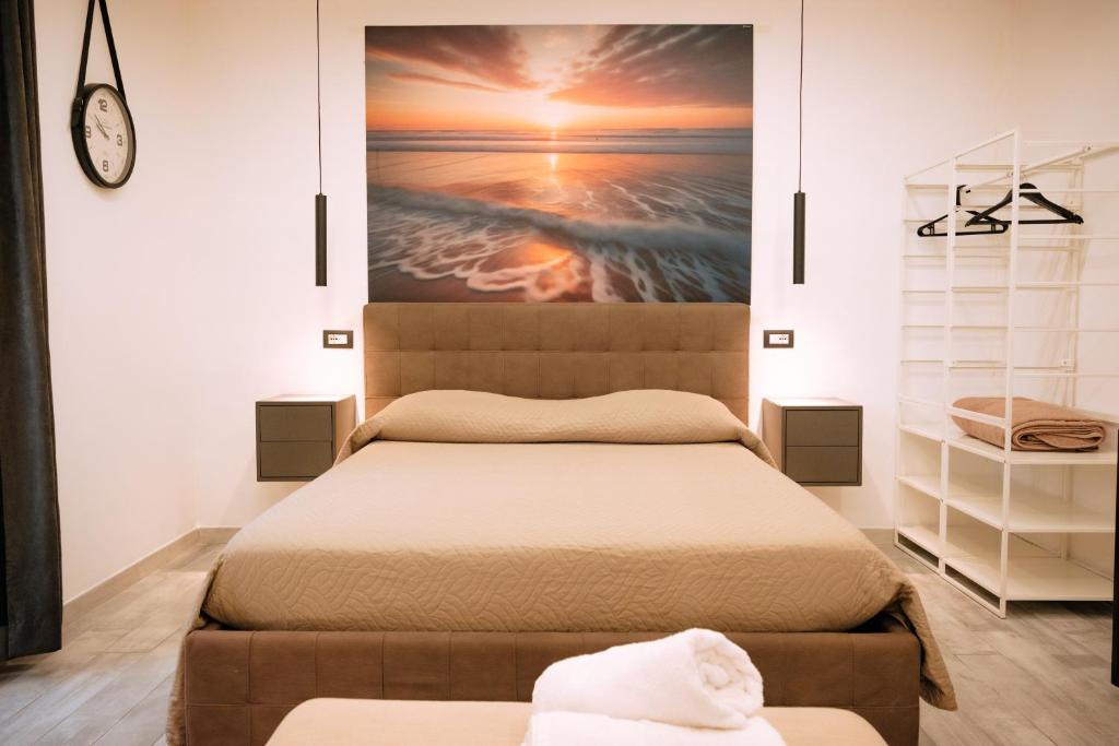 Postel nebo postele na pokoji v ubytování balai suite