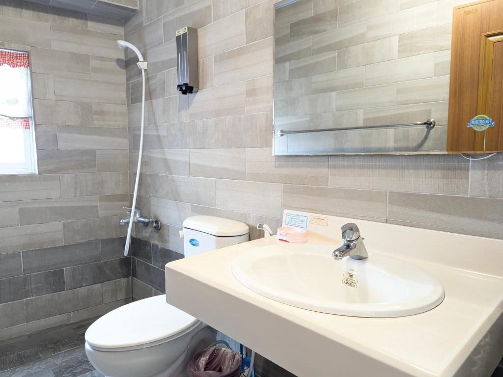 Koupelna v ubytování A-Lang Homestay