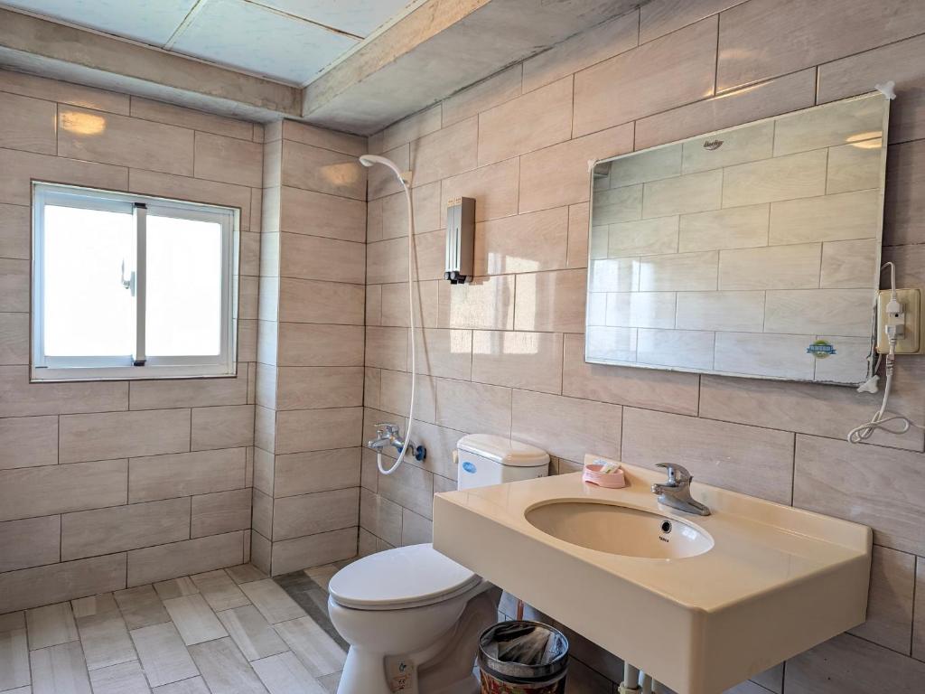 Koupelna v ubytování A-Lang Homestay
