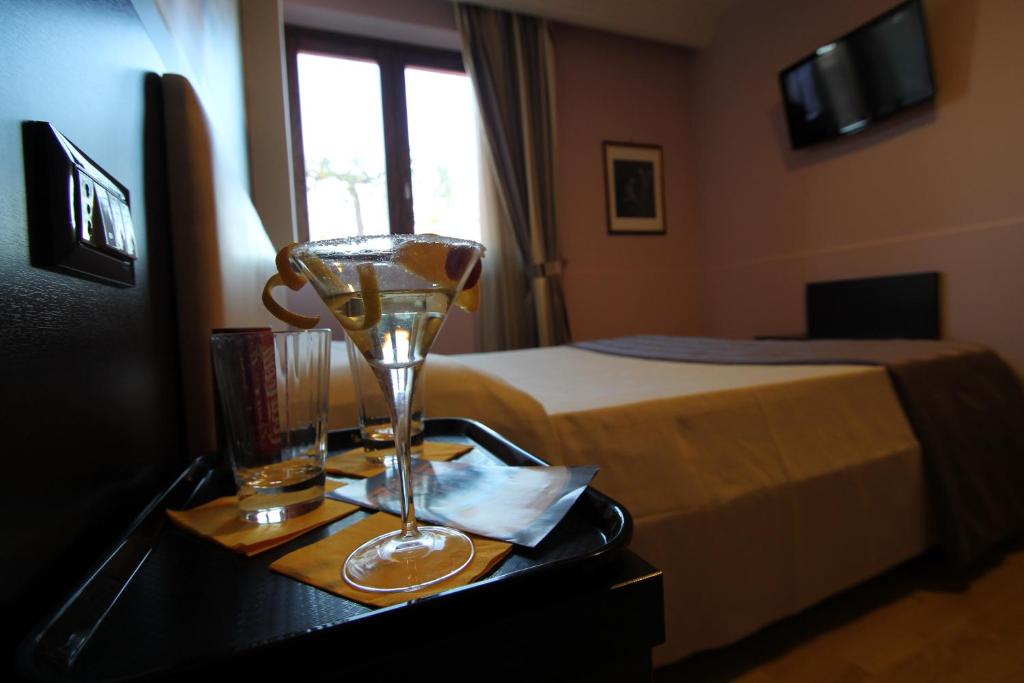TV a/nebo společenská místnost v ubytování Hotel Star
