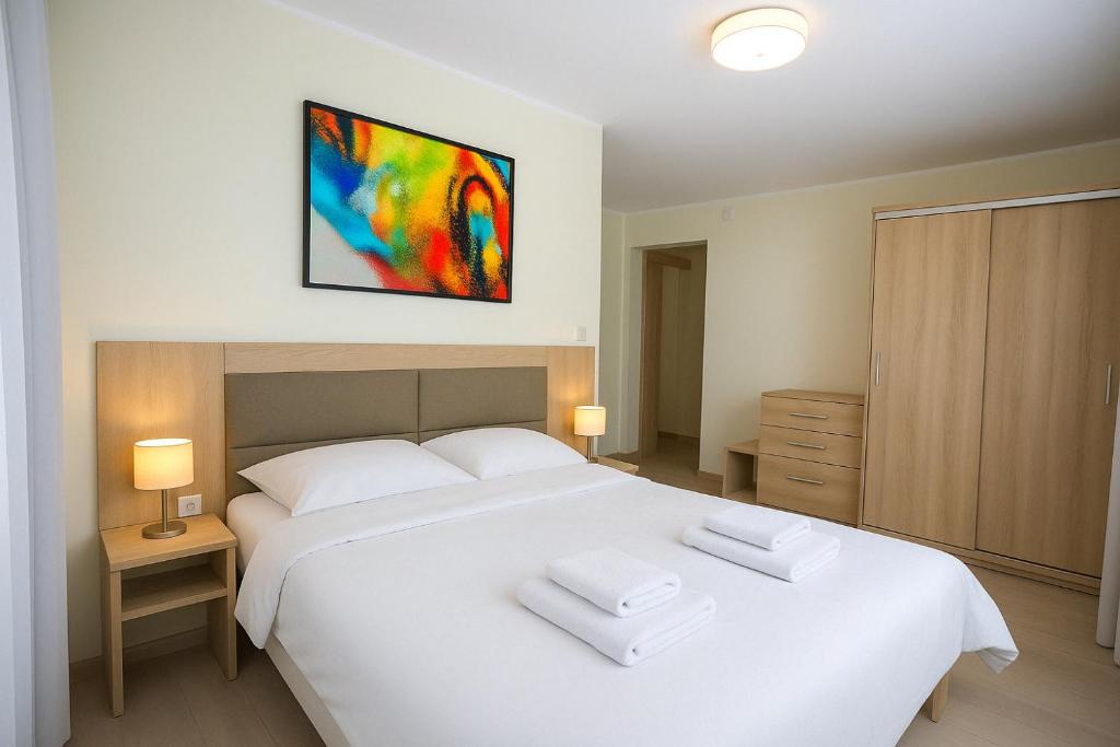 Postel nebo postele na pokoji v ubytování HoliApart Willa Stenga - Kącik zabaw dla dzieci, przyjazny czworonogom