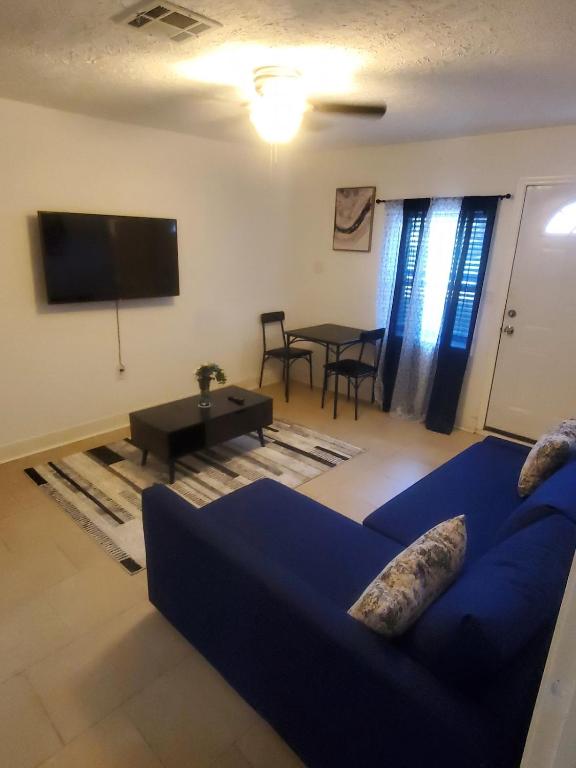 TV a/nebo společenská místnost v ubytování Cozy, unique & Private apartment in Spring near IAH