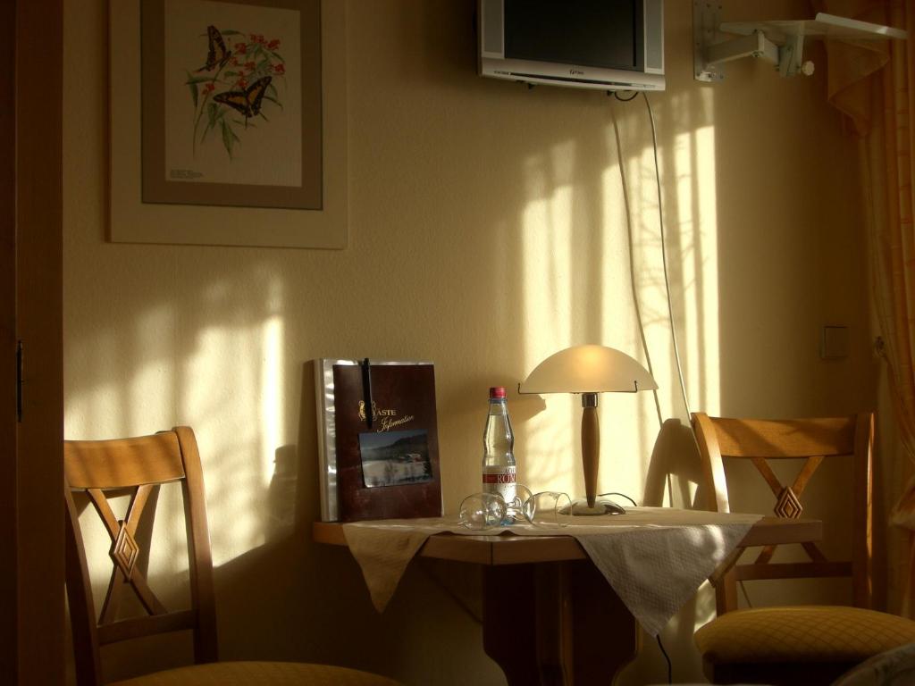 TV a/nebo společenská místnost v ubytování Hotel Dachsberger-Hof