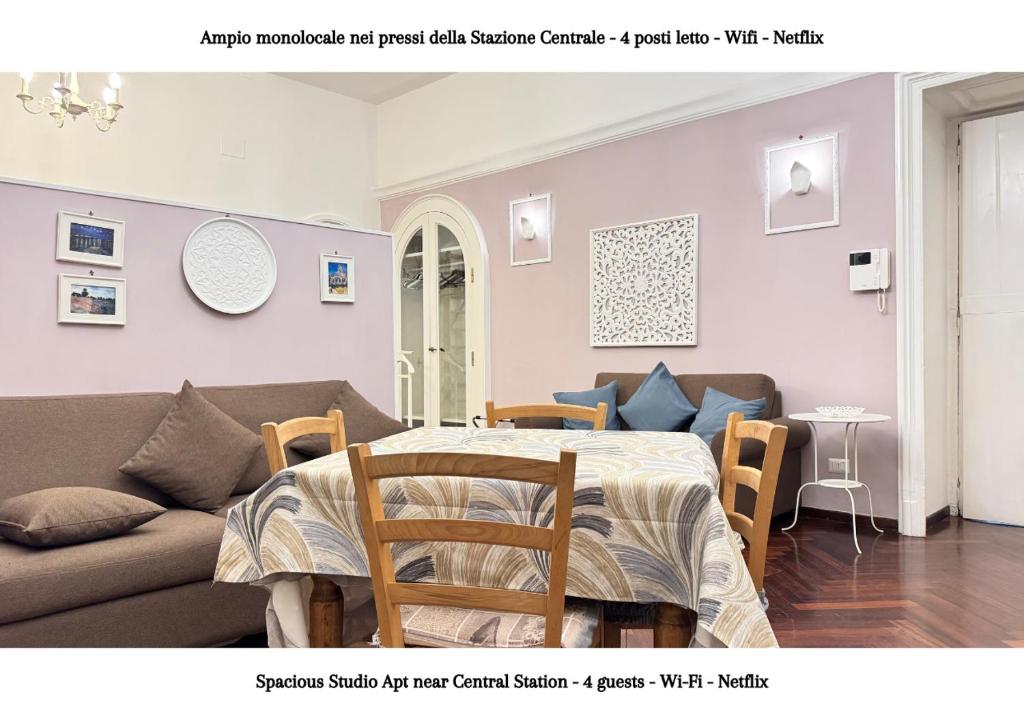 Posedenie v ubytovaní METRO GARIBALDI - Loft con Wifi e 4 posti letto presso la Stazione Centrale di Napoli