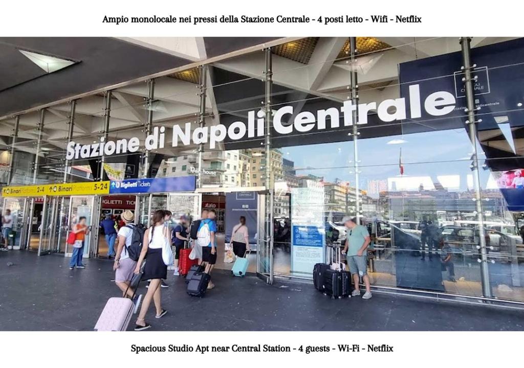 Hostia v ubytovaní METRO GARIBALDI - Loft con Wifi e 4 posti letto presso la Stazione Centrale di Napoli