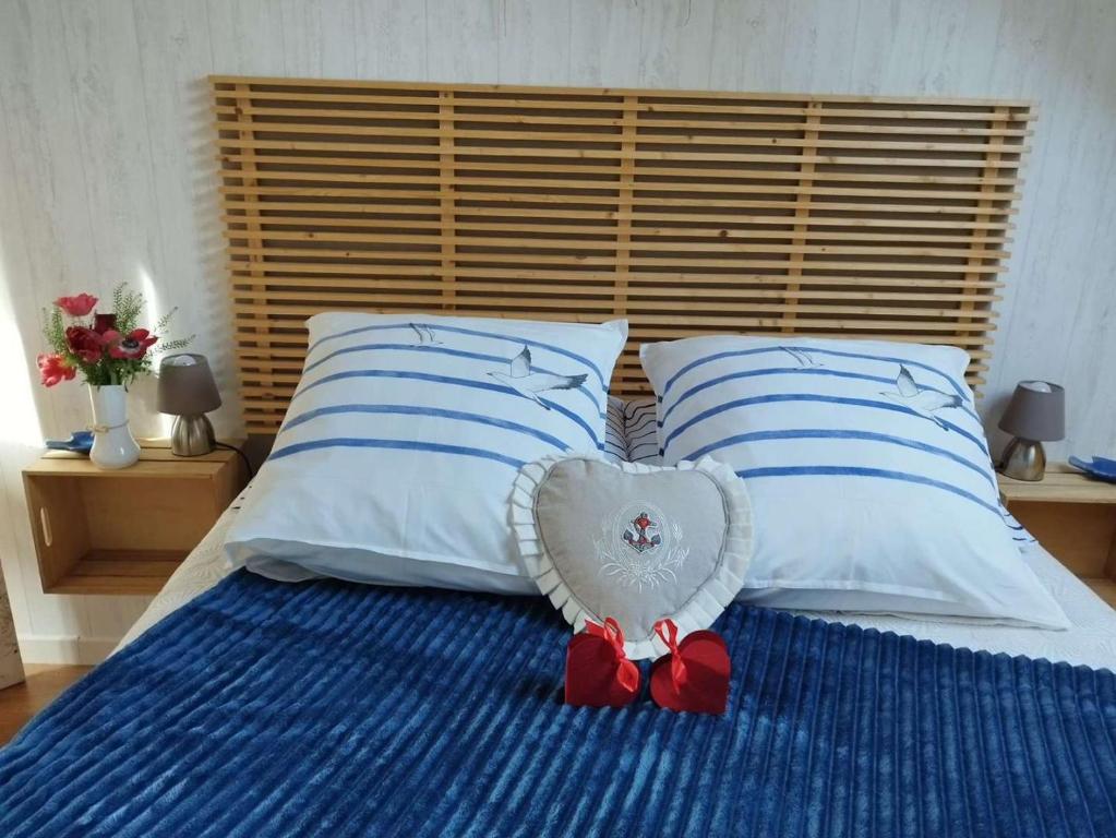 Postel nebo postele na pokoji v ubytování L'araukaria