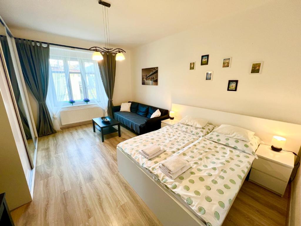 Postel nebo postele na pokoji v ubytování Central Accommodation Angel