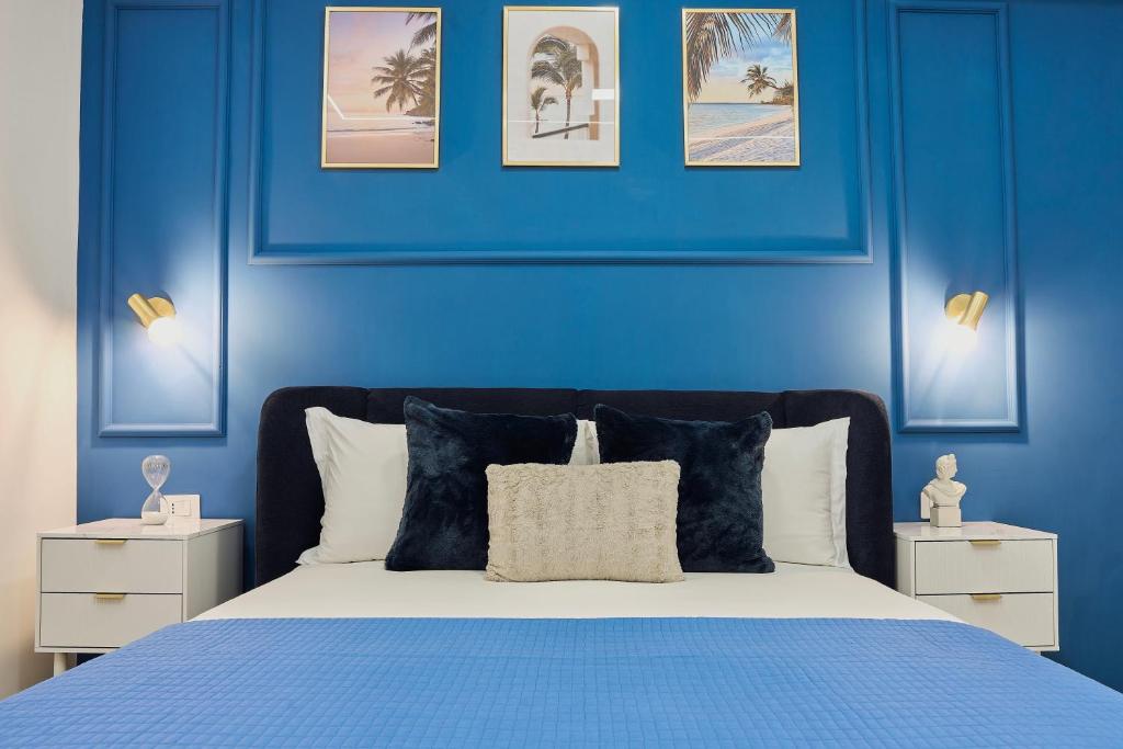 Giường trong phòng chung tại Zemra Room&Apartment