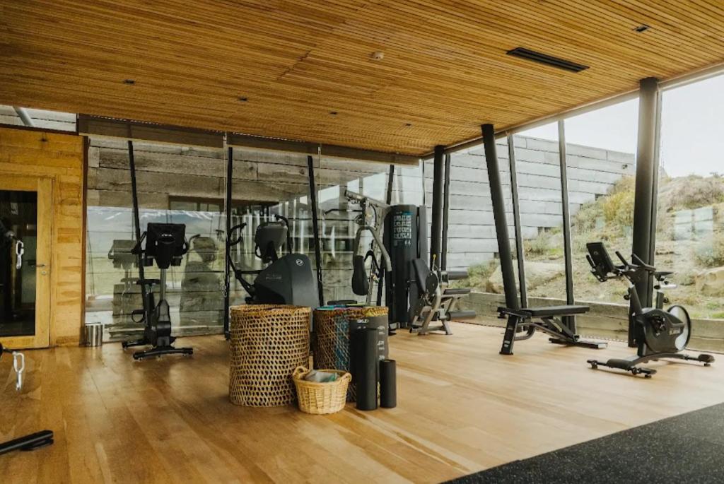 Fitness centrum a/nebo fitness zařízení v ubytování Tierra Patagonia