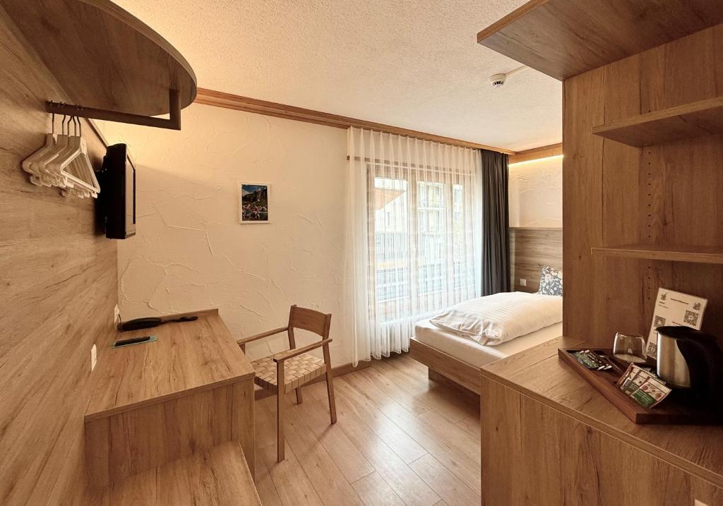 TV a/nebo společenská místnost v ubytování Hotel Crystal
