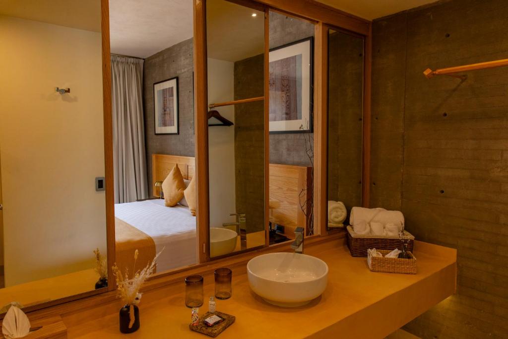 Xolatlaco Tepoztlán Hotel Boutique - Chambre Lits Jumeaux Avec Terrasse
