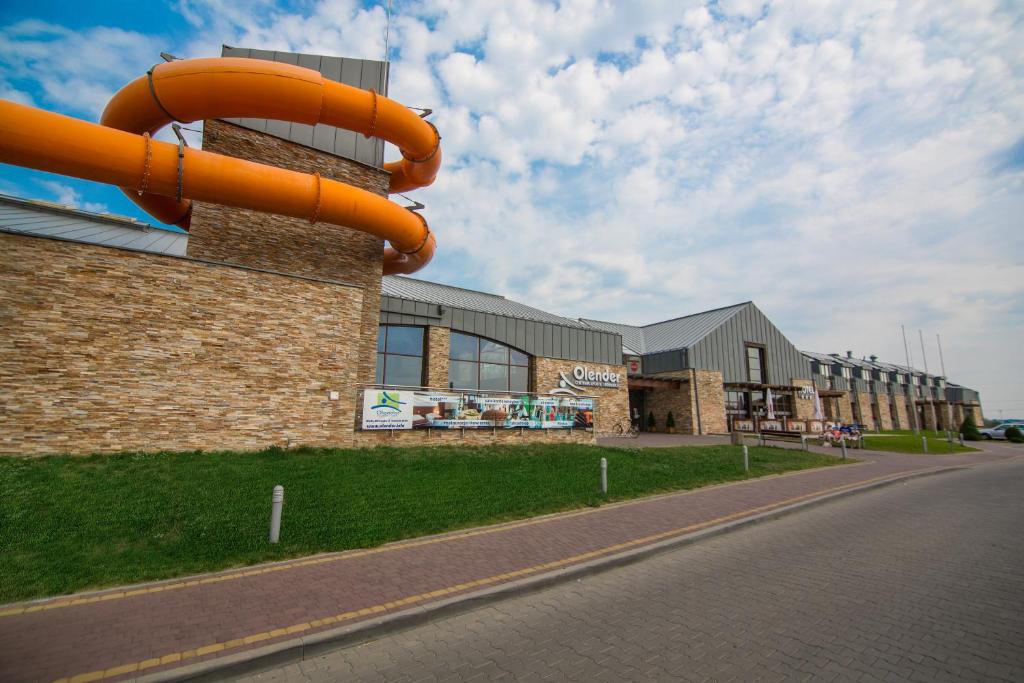 Bazén v ubytování Hotel i Aquapark Olender nebo v jeho okolí