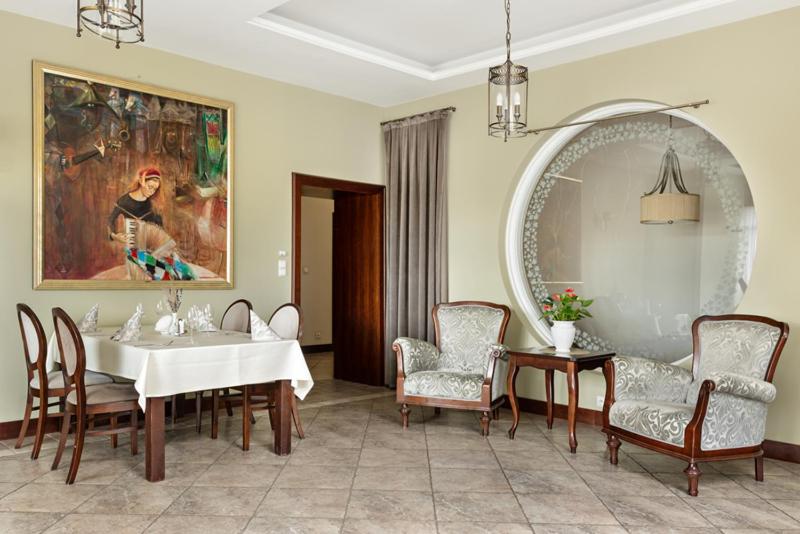 Posezení v ubytování Hotel Spa Laskowo