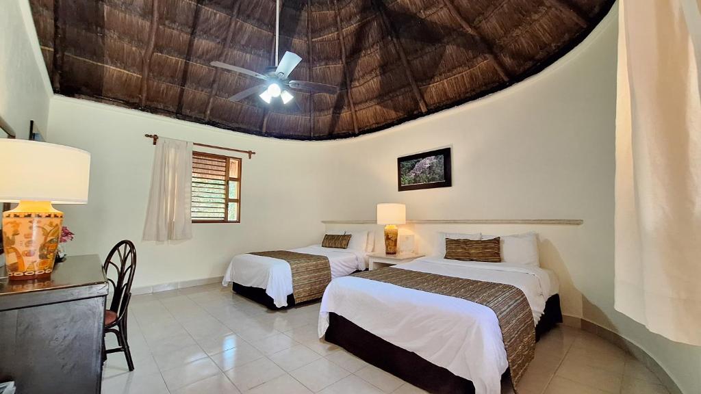 Villas Chicanna Calakmul - Chambre Double Supérieure Avec 2 Lits Doubles