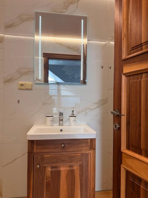 Koupelna v ubytování Hotel & wellness Hejtmanka
