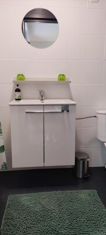 Een badkamer bij Vakantiebungalow BERK 1