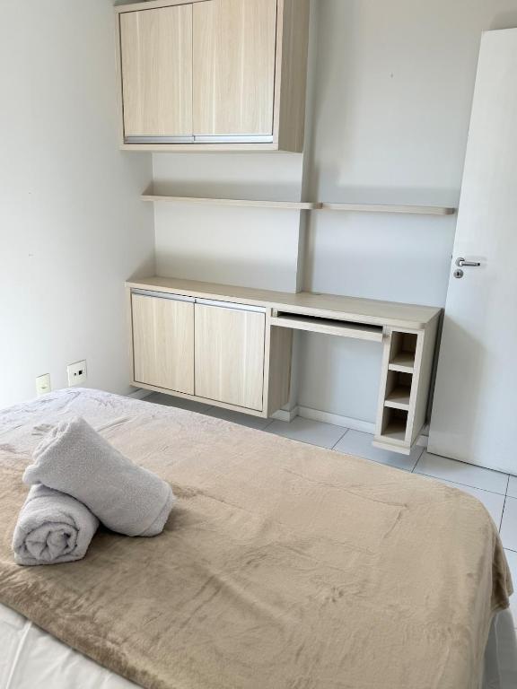 Postel nebo postele na pokoji v ubytování Itaville Exclusive - Vista mar - Praia de Itaparica
