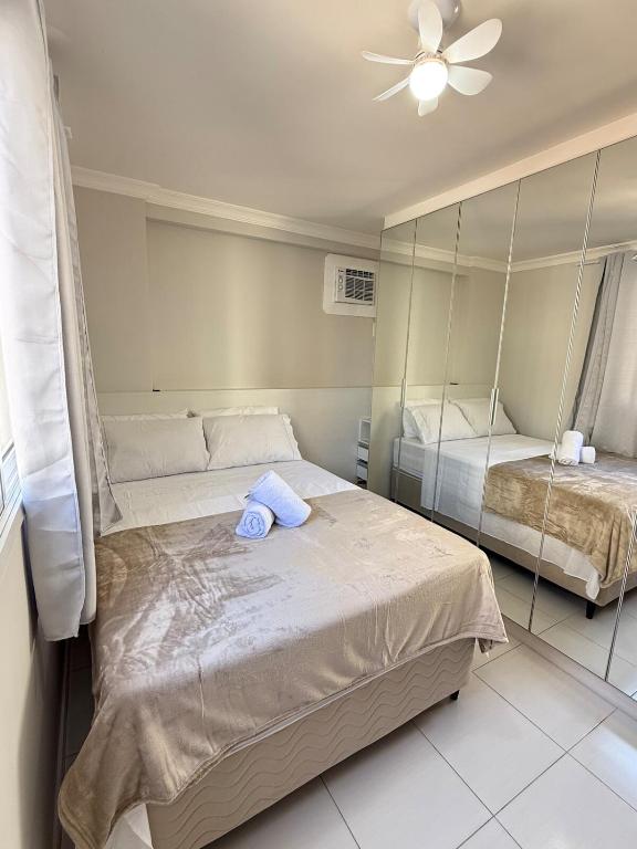 Postel nebo postele na pokoji v ubytování Itaville Exclusive - Vista mar - Praia de Itaparica