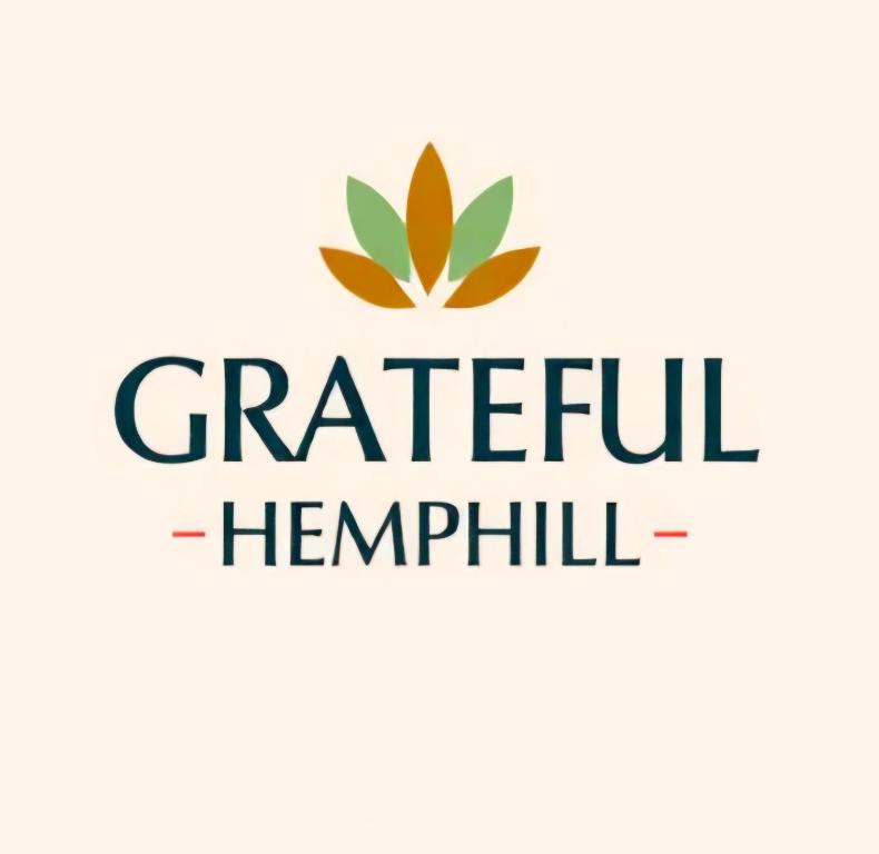 a logo for a herbal hospital with the words gratefulciplinary at Grateful Hemphill B in Atlanta