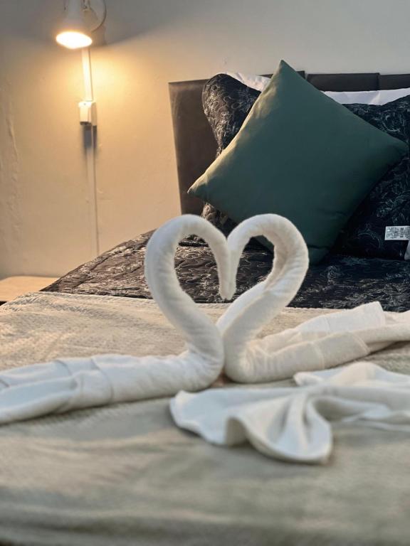 Postel nebo postele na pokoji v ubytování Pousada sonho meu
