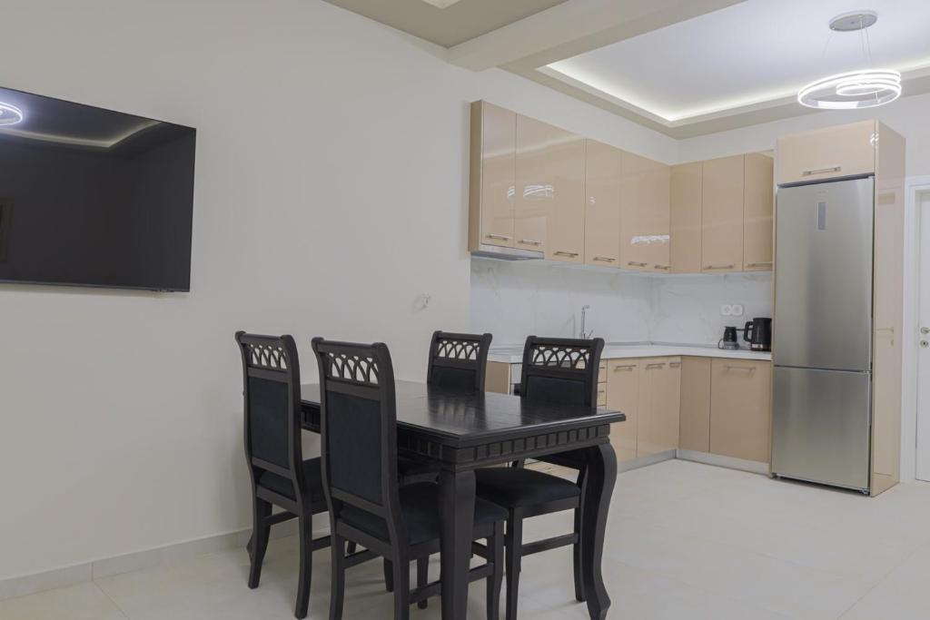 Kuchyň nebo kuchyňský kout v ubytování Mourati House