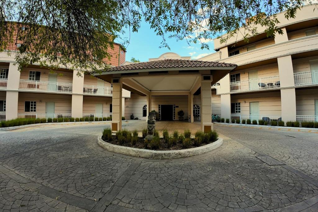 Budova, kde se aparthotel nachází
