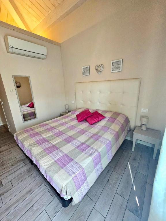 Postel nebo postele na pokoji v ubytování Luna City
