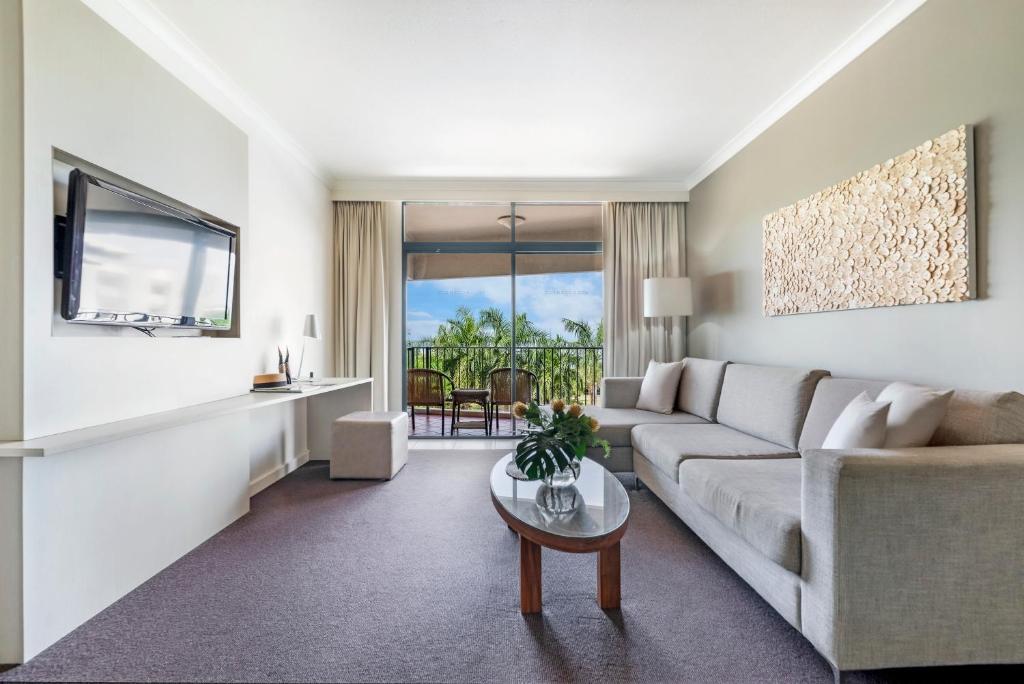 Posezení v ubytování 'Vistas al Mar' Dual Harbourfront Seaview Apartments