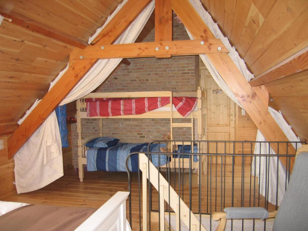 Postel nebo postele na pokoji v ubytování Jardin de Lieze