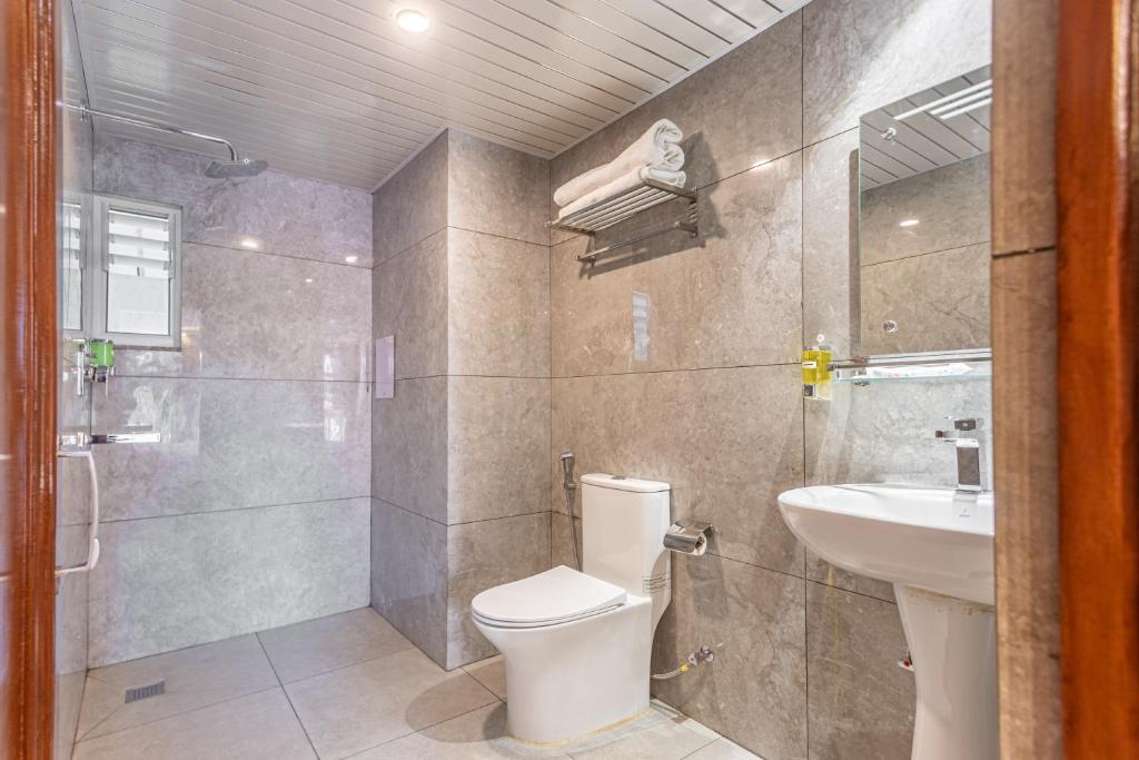 Koupelna v ubytování Amarawati Boutique Hotel