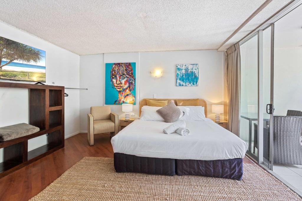 Beachfront Hi Ho Beach Apartments on Broadbeach - Apartamento Tipo Estudio King
