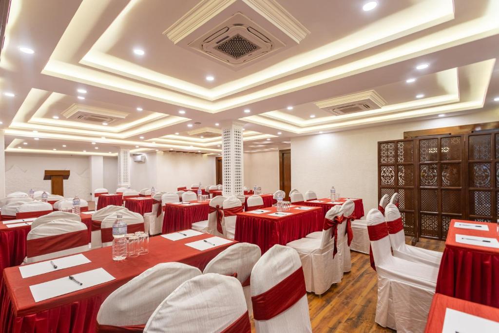 Posezení v ubytování Amarawati Boutique Hotel