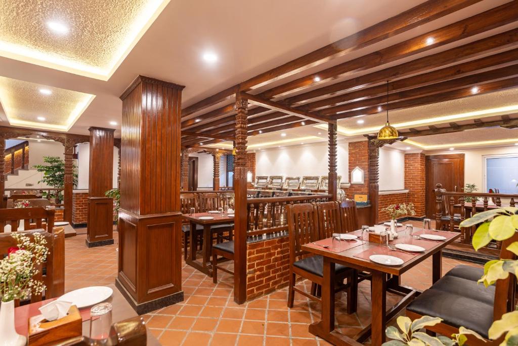 Restaurace v ubytování Amarawati Boutique Hotel