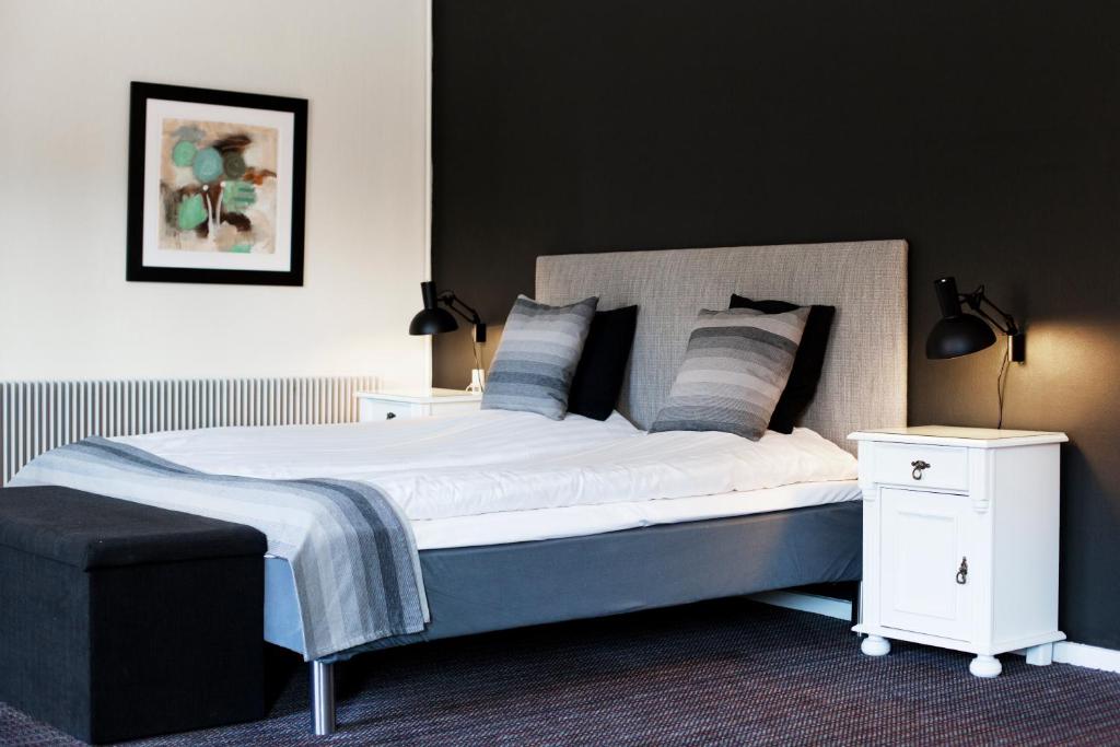 Postel nebo postele na pokoji v ubytování Montra Hotel Hanstholm