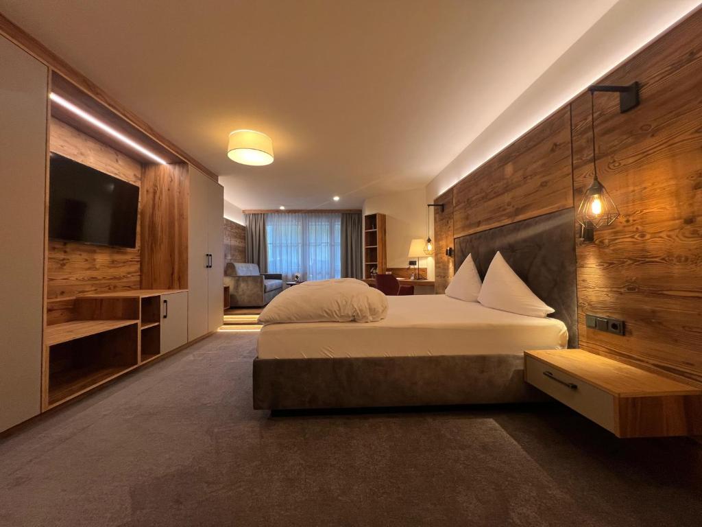 Voodi või voodid majutusasutuse Wellnesshotel ...liebes Rot-Flüh toas