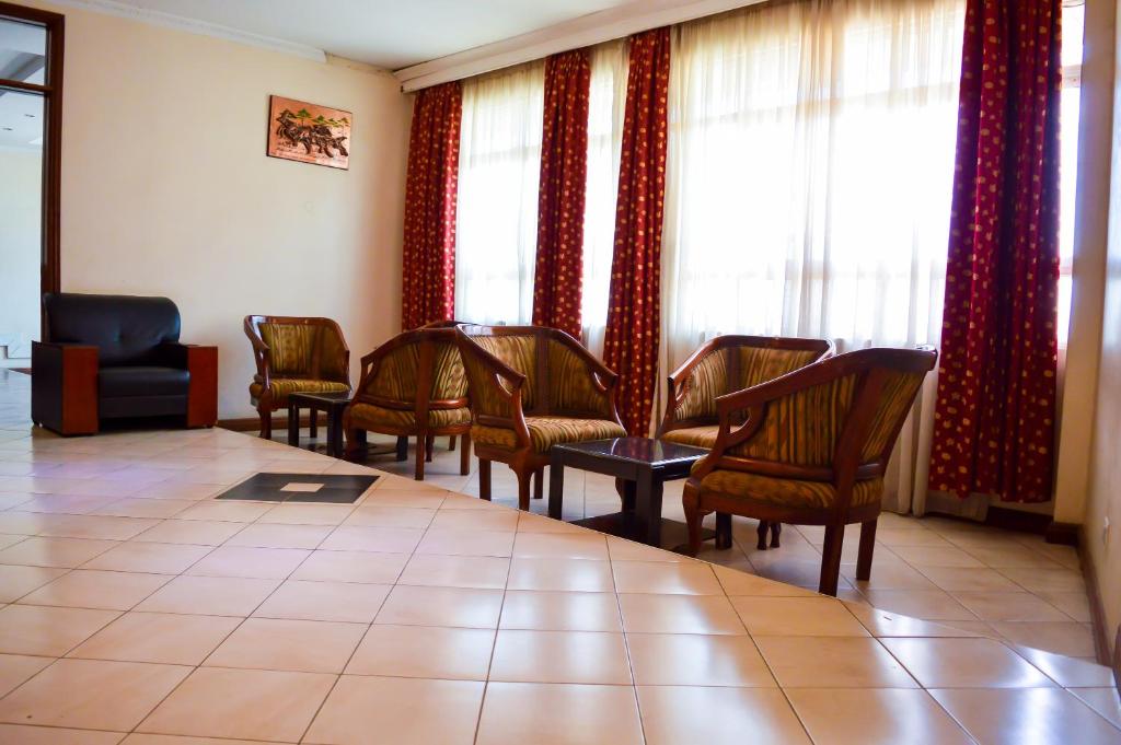 Posezení v ubytování Anthena Hotel