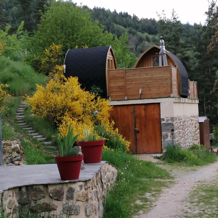 Zahrada ubytování Le Cocon du Vivarais
